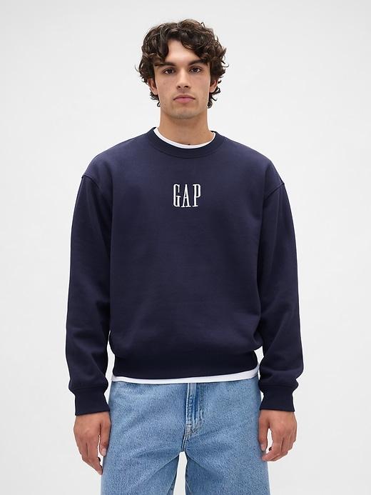 heavyweight oversized logo sweatshirt