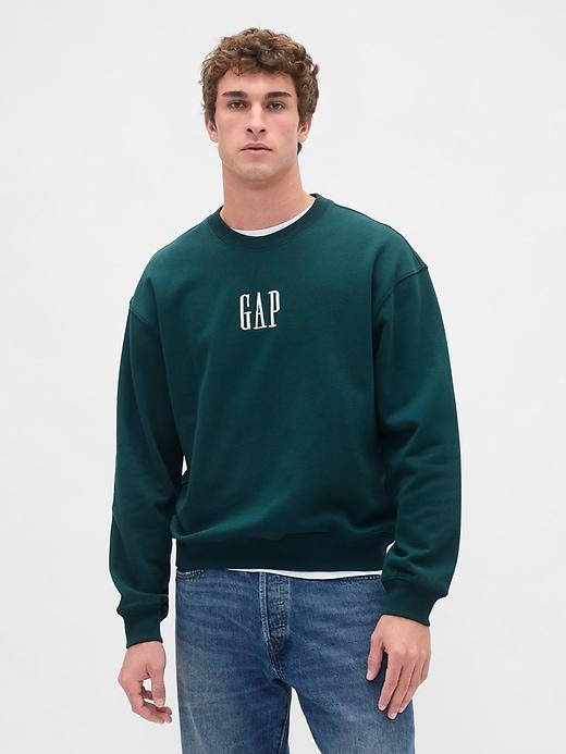 heavyweight oversized logo sweatshirt