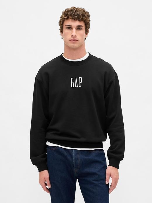 heavyweight oversized logo sweatshirt