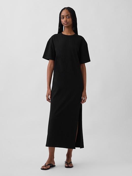 heavyweight oversized maxi t-shirt dress