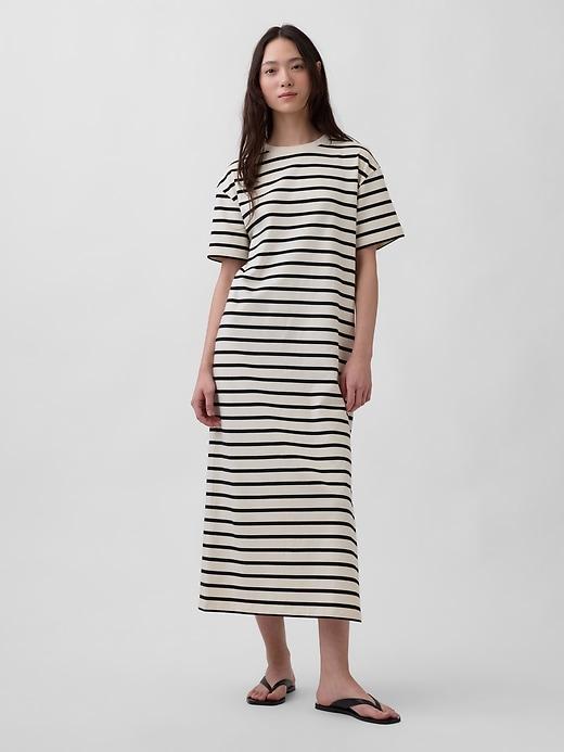 heavyweight oversized maxi t-shirt dress