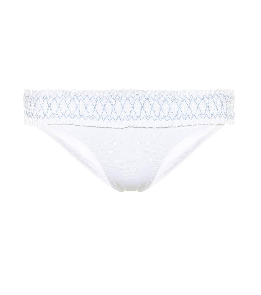 heidi klein antilles smocked bikini bottoms