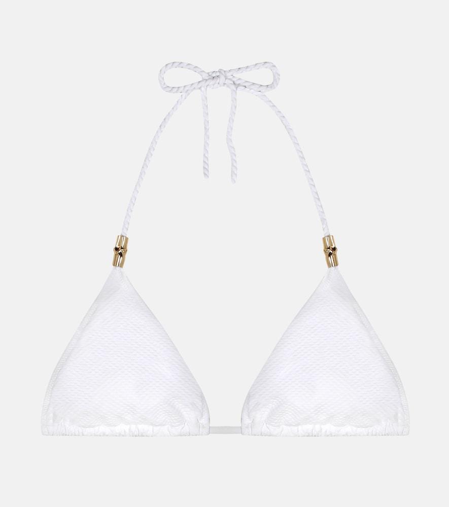 heidi klein core triangle bikini top