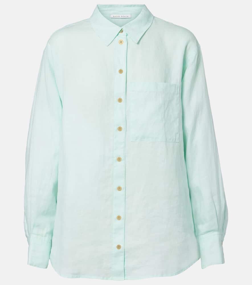 heidi klein corfu linen shirt