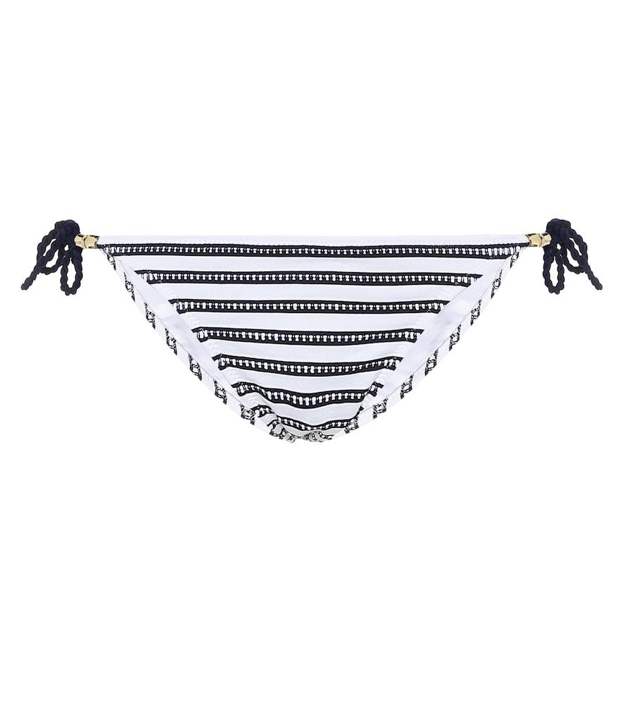 heidi klein corsica striped bikini bottoms