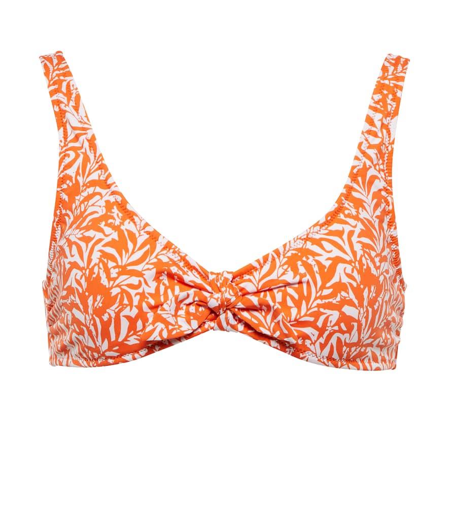 heidi klein cote d'azur printed bikini top