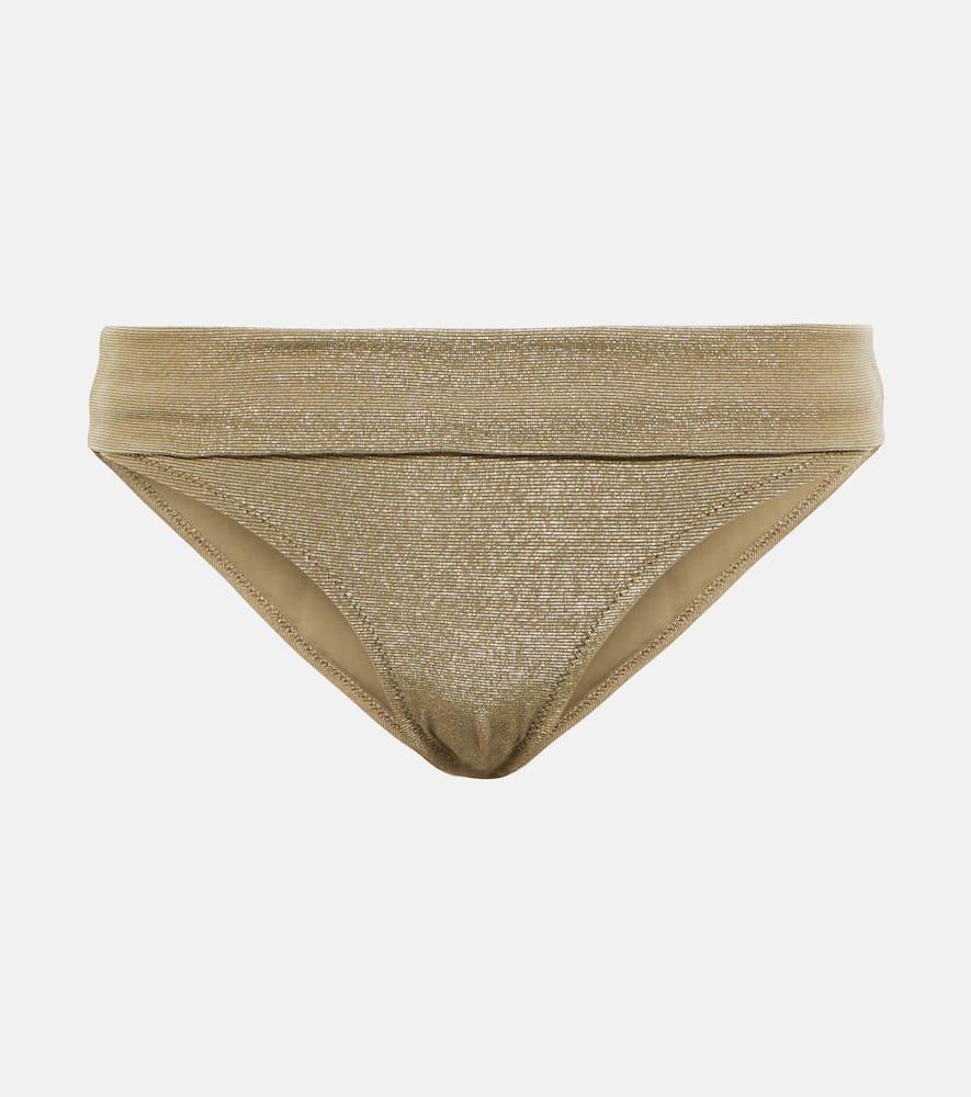 heidi klein ecuador metallic bikini bottoms