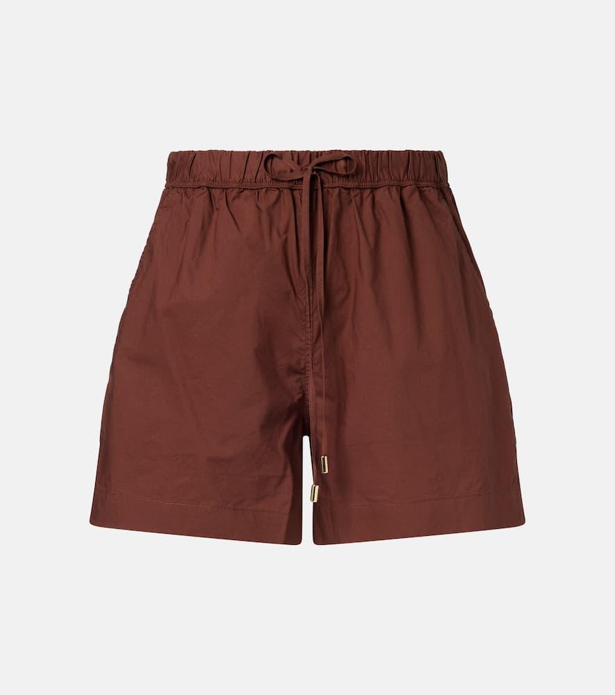 heidi klein grasse cotton poplin shorts