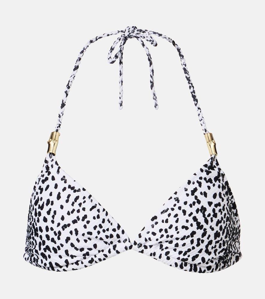 heidi klein icaria printed bikini top