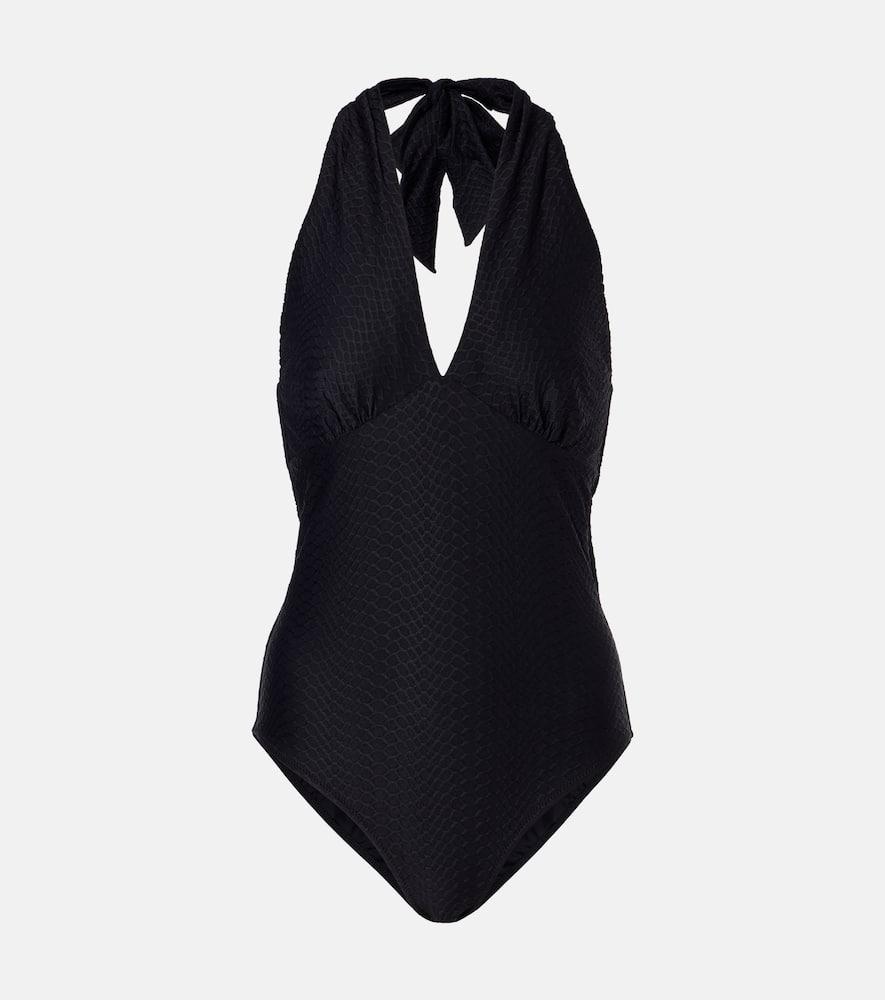 heidi klein meteora jacquard swimsuit