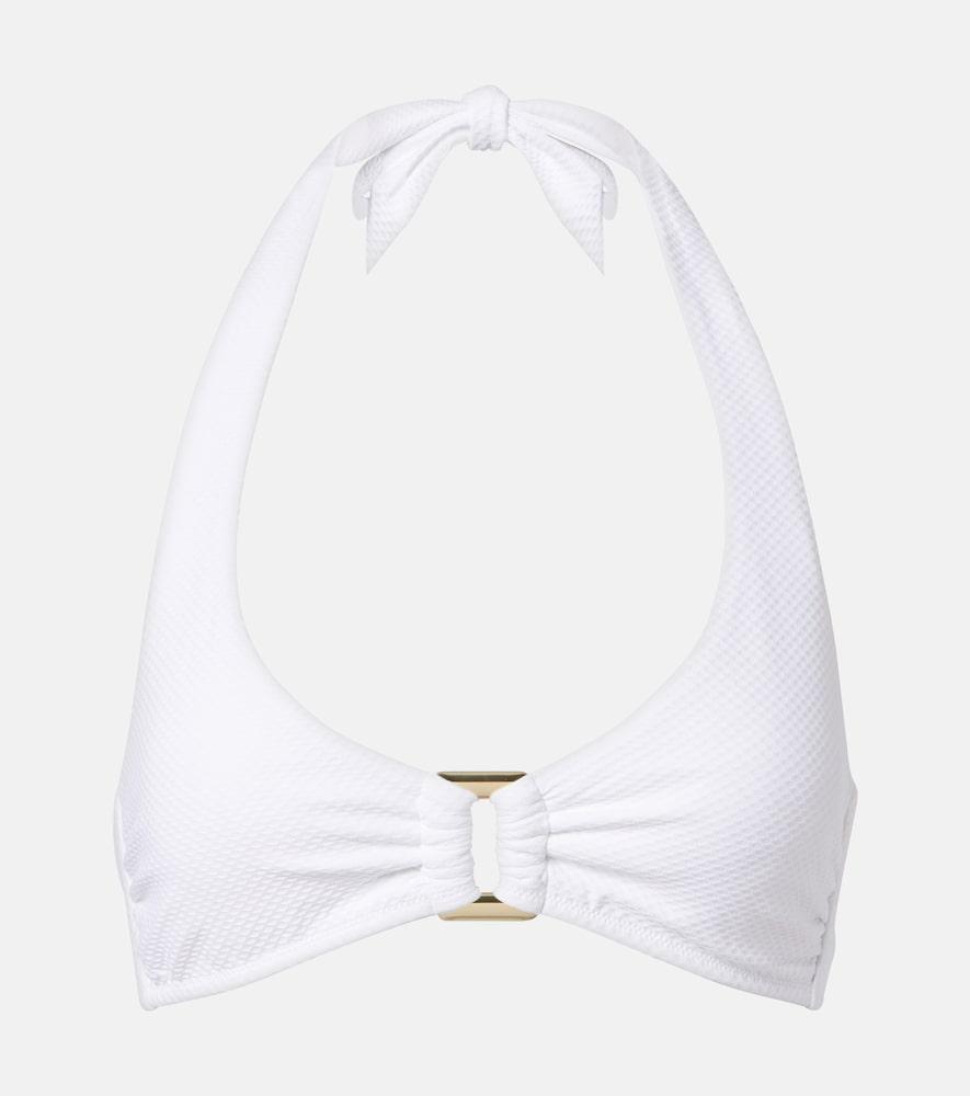 heidi klein milos halterneck bikini top