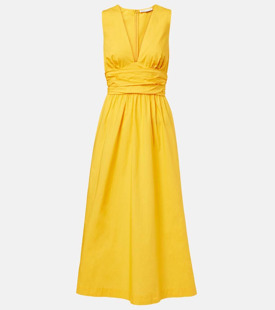 heidi klein mimosa cotton midi dress