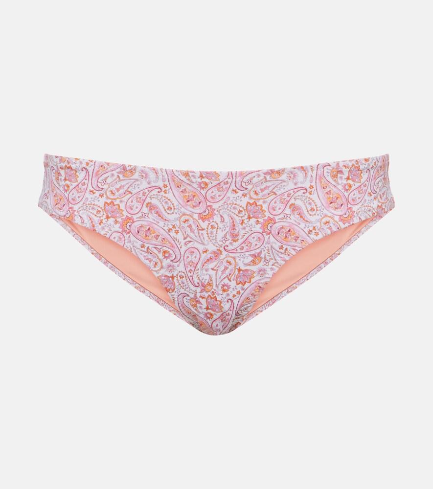 heidi klein muskmelon bay printed bikini bottoms