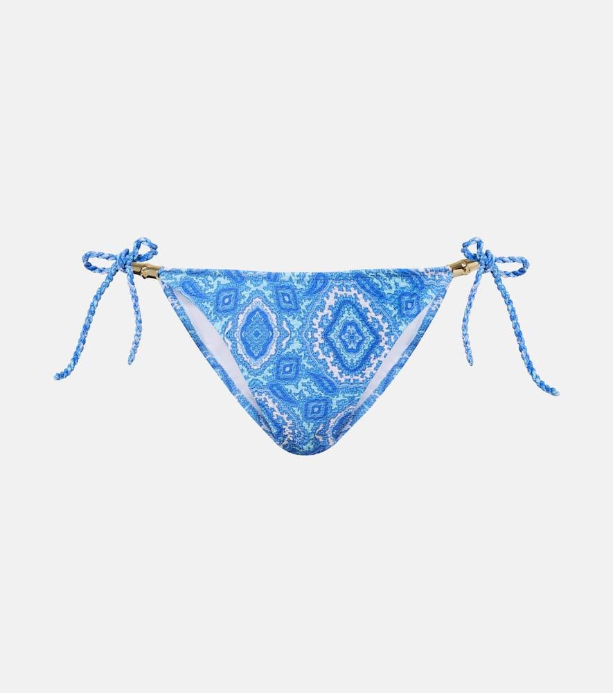heidi klein mykonos printed bikini bottoms