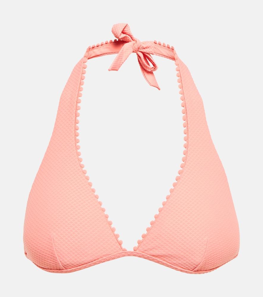 heidi klein rosa polyantha halterneck bikini top