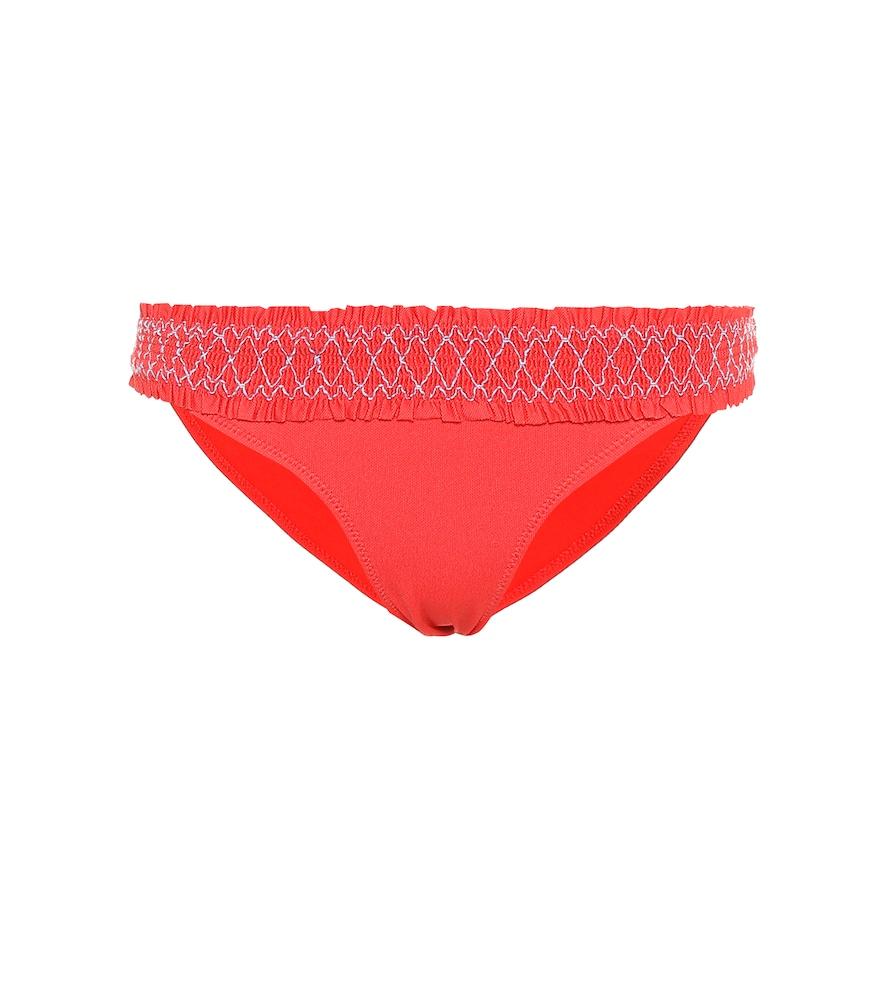 heidi klein sophia smocked bikini bottoms