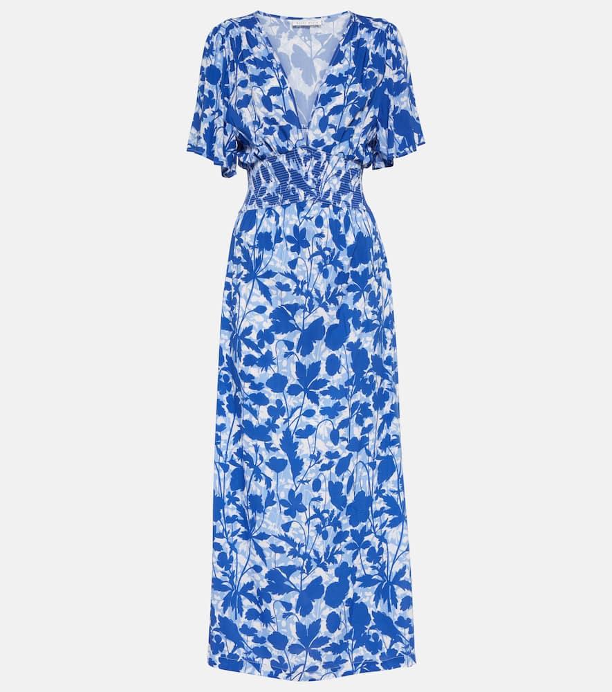 heidi klein tuscany floral midi dress