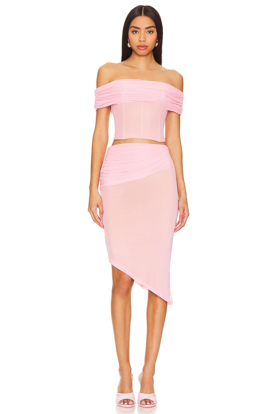 heidi mesh skirt set