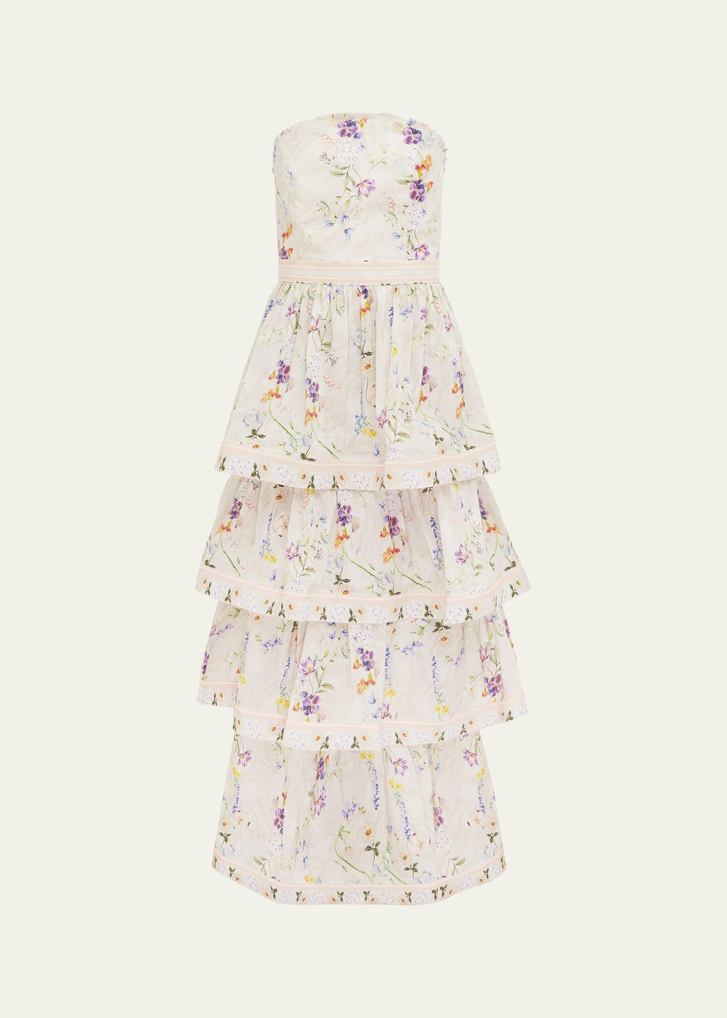 heidi strapless maxi dress