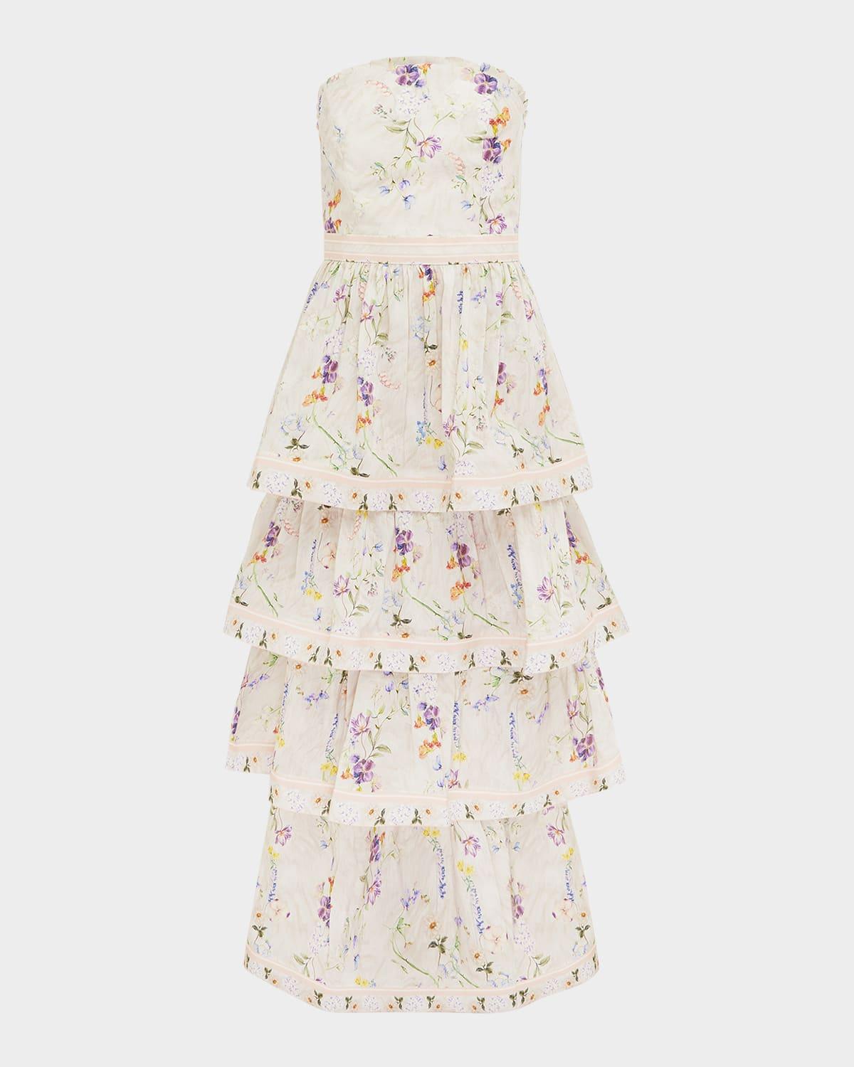 heidi strapless maxi dress