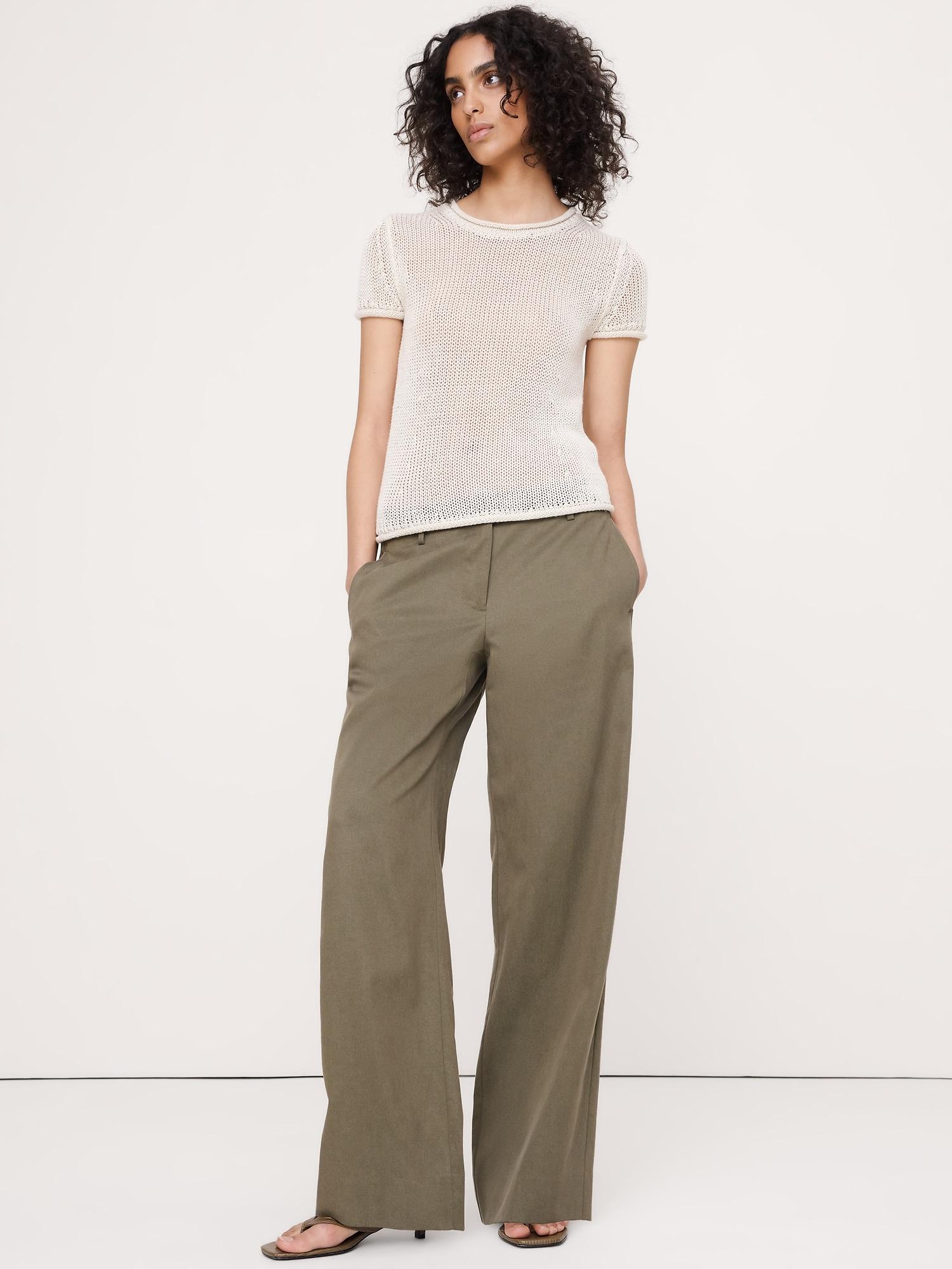 heirloom linen sweater tee