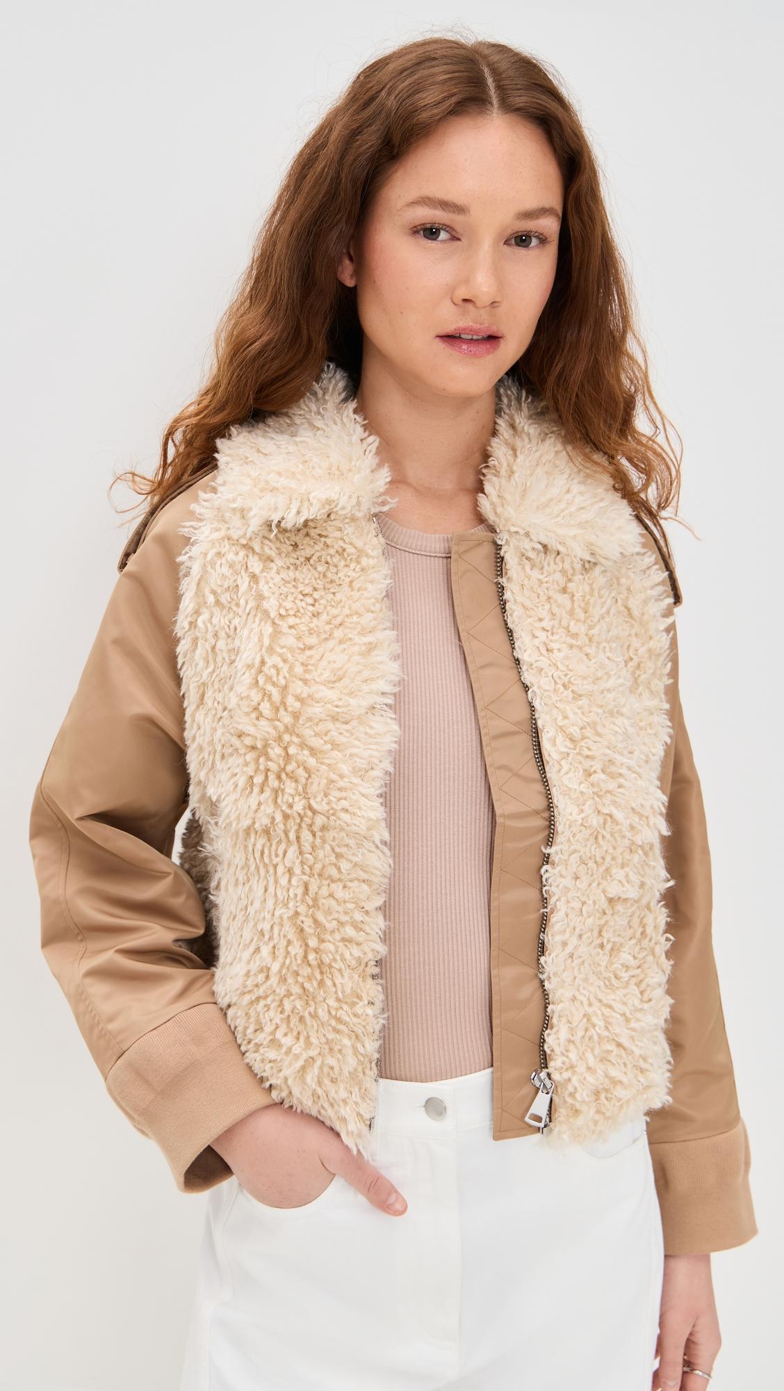 heldin faux fur jacket