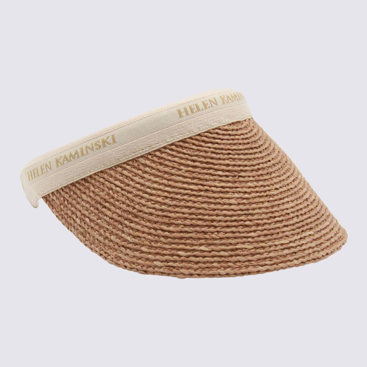 helen kaminski dark natural raffia hat