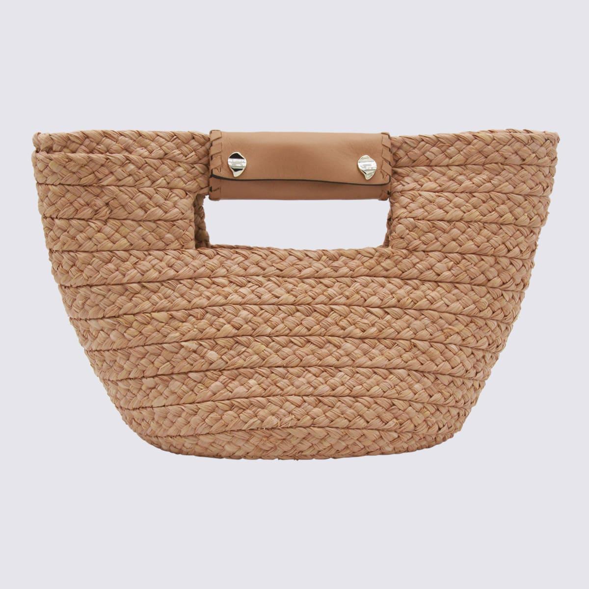 helen kaminski natural raffia remi top handle bag