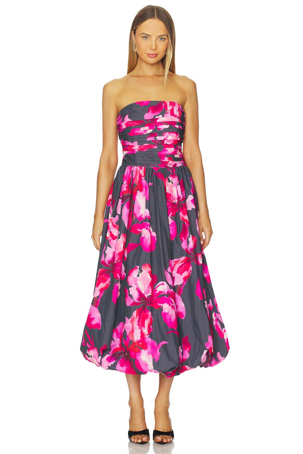 helena bubble midi dress