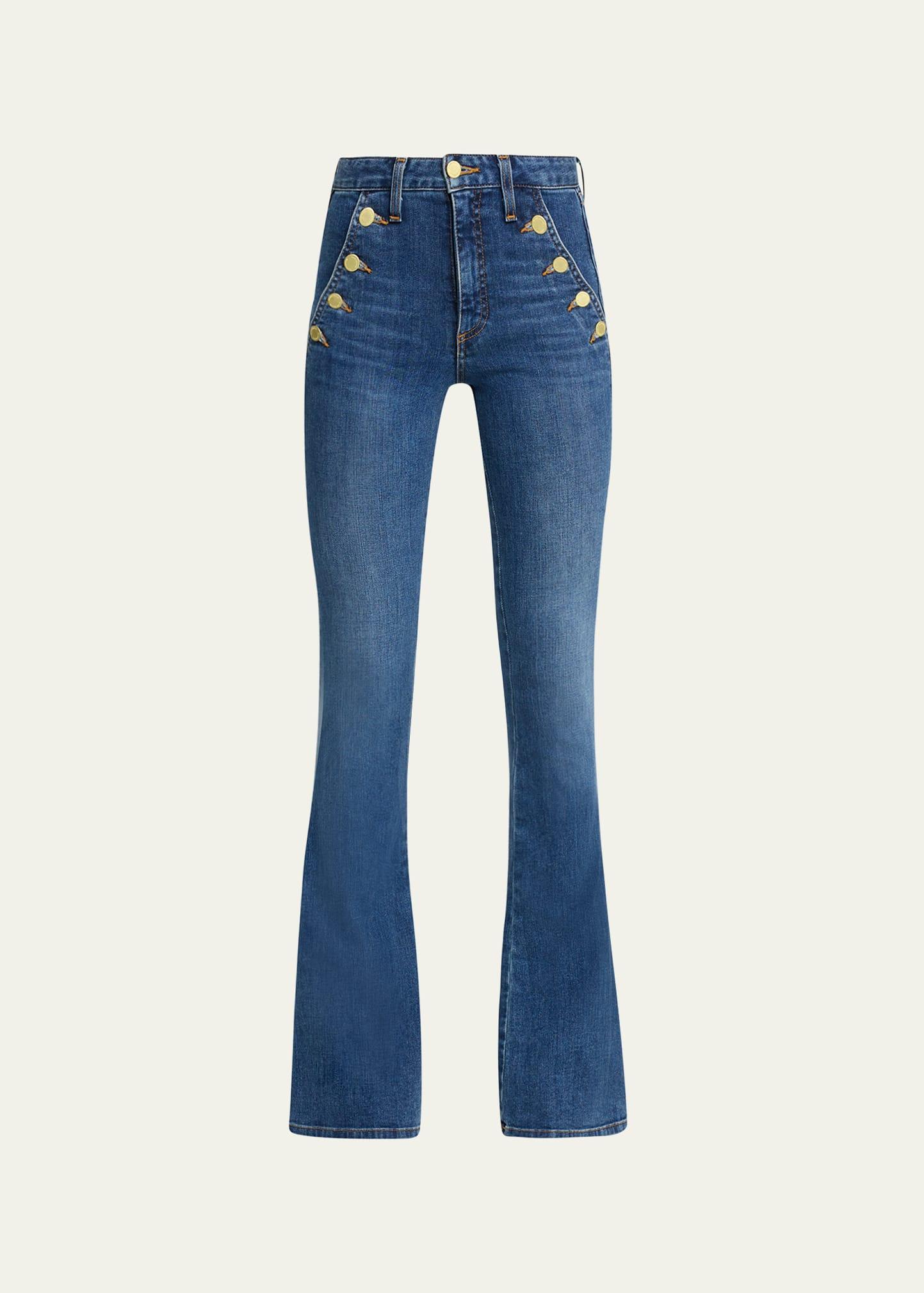 helena mid-rise flare jeans