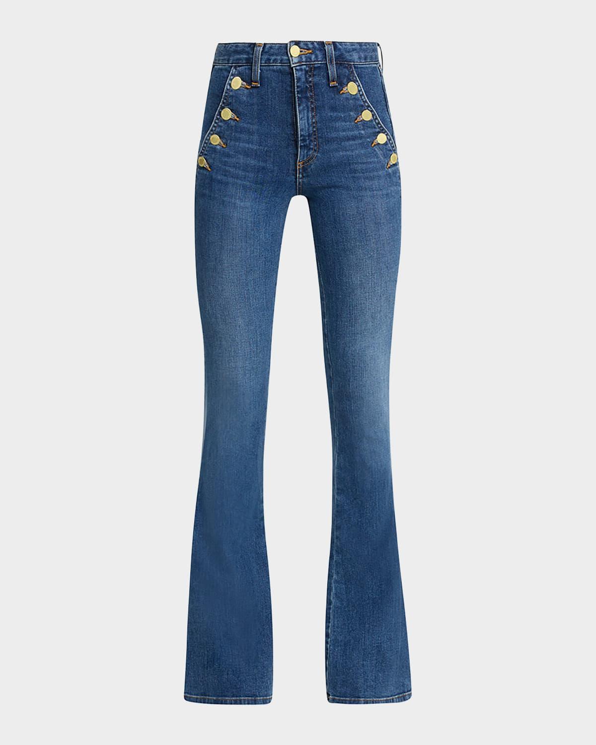 helena mid-rise flare jeans