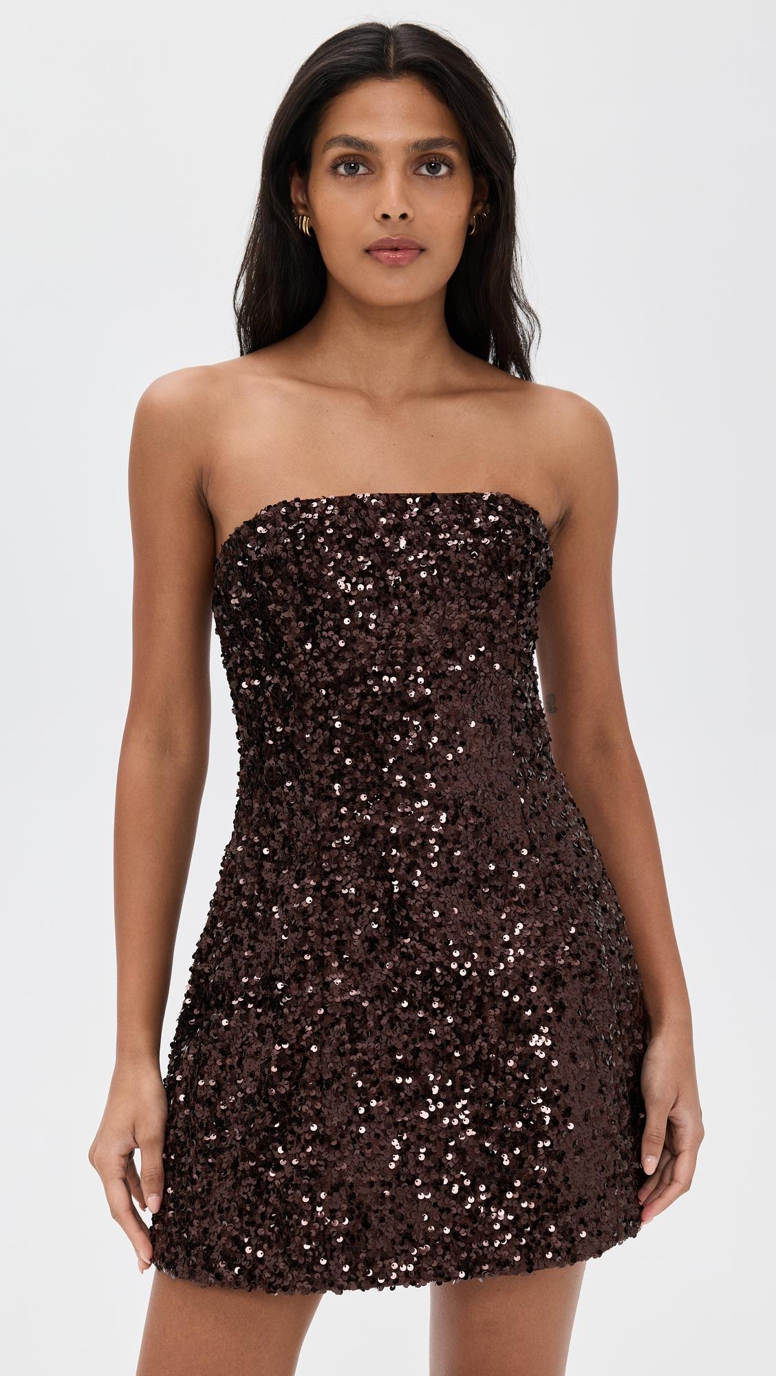 helene sequin mini dress