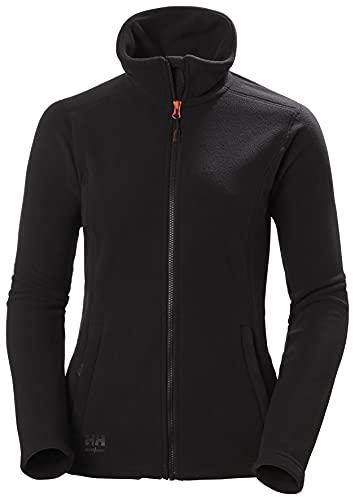 helly-hansen women's workwear luna/gale fleece jacket, black - large