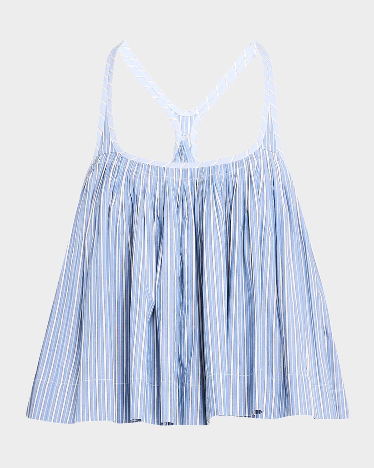 helmi stripe shirting tank top
