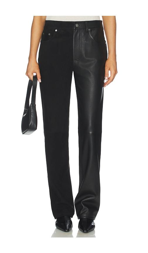 helmut lang bisected pant in black.