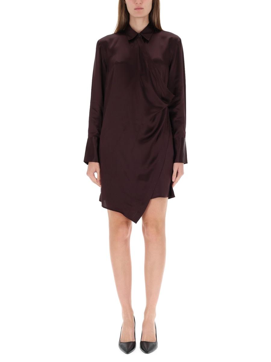 helmut lang chemisier dress