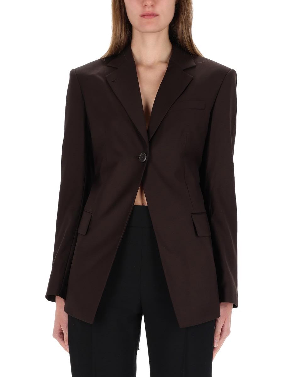 helmut lang cutaway blazer
