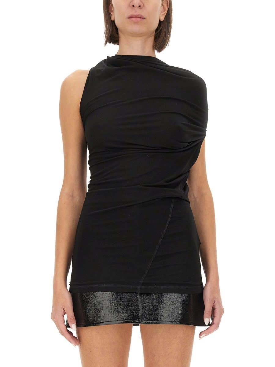 helmut lang draped top