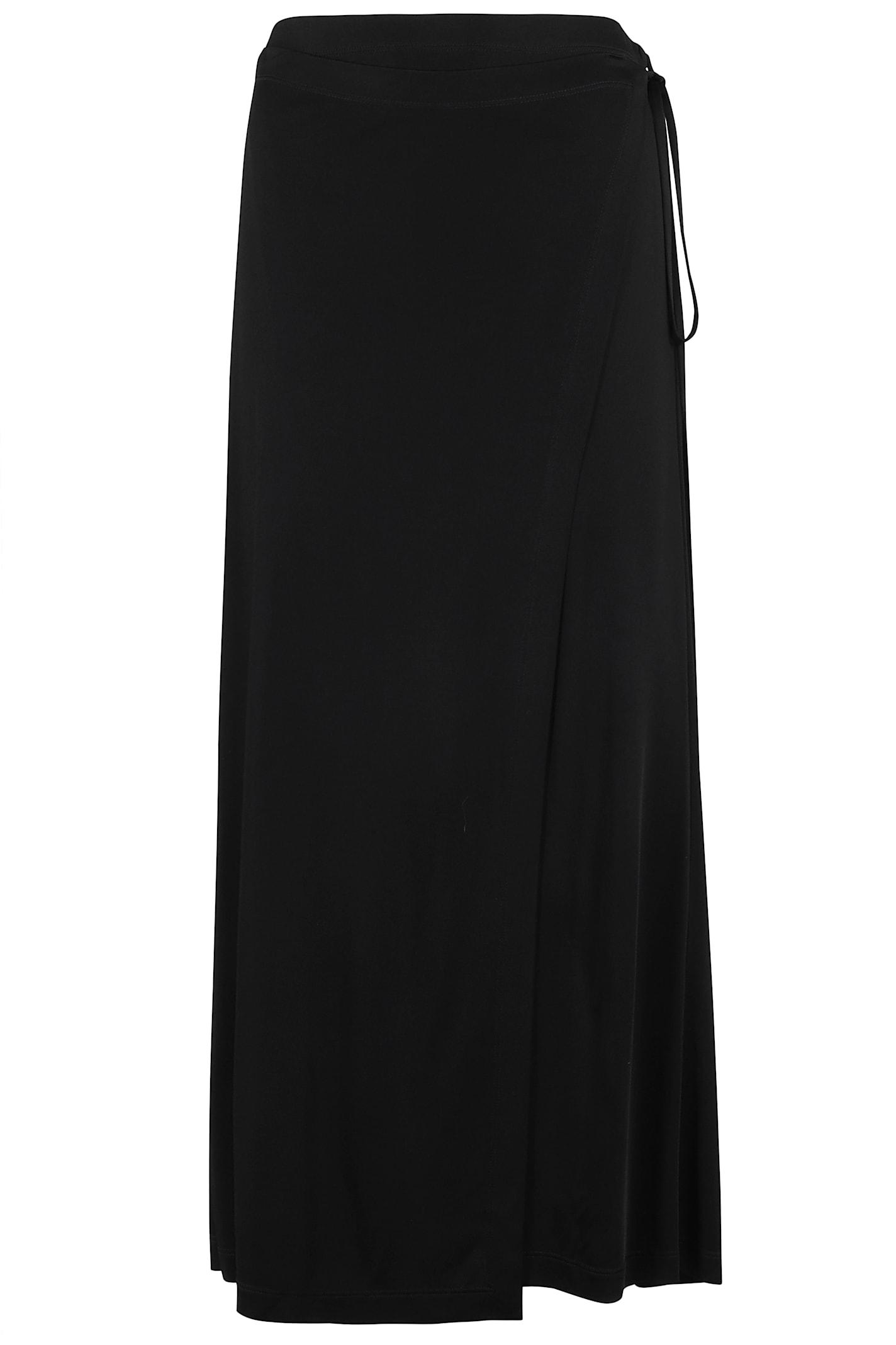 helmut lang fluid wrap skirt