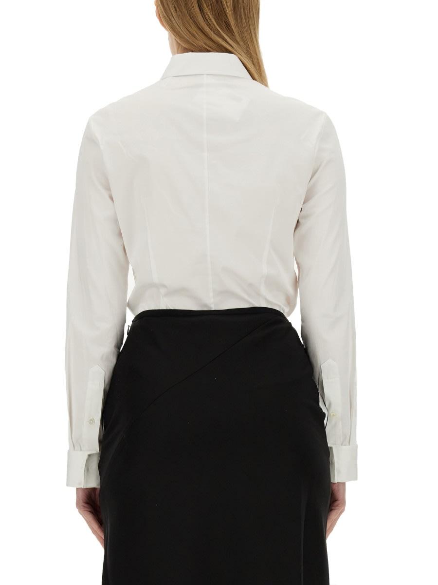 helmut lang poplin fitted shirt