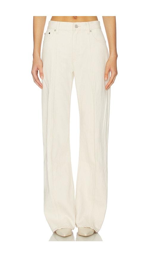 helmut lang ski jean in white.