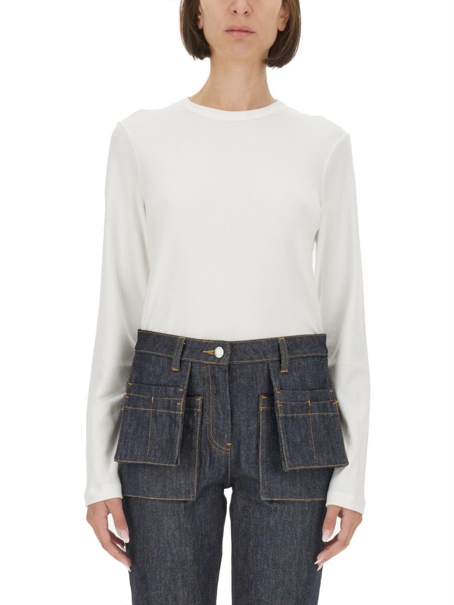 helmut lang t-shirt with logo