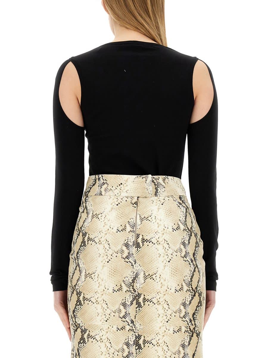 helmut lang top cut out