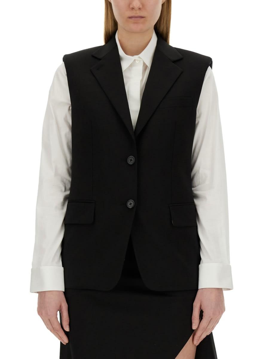 helmut lang wool vest
