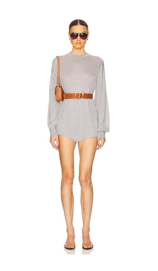 helsa aurinda romper in grey.