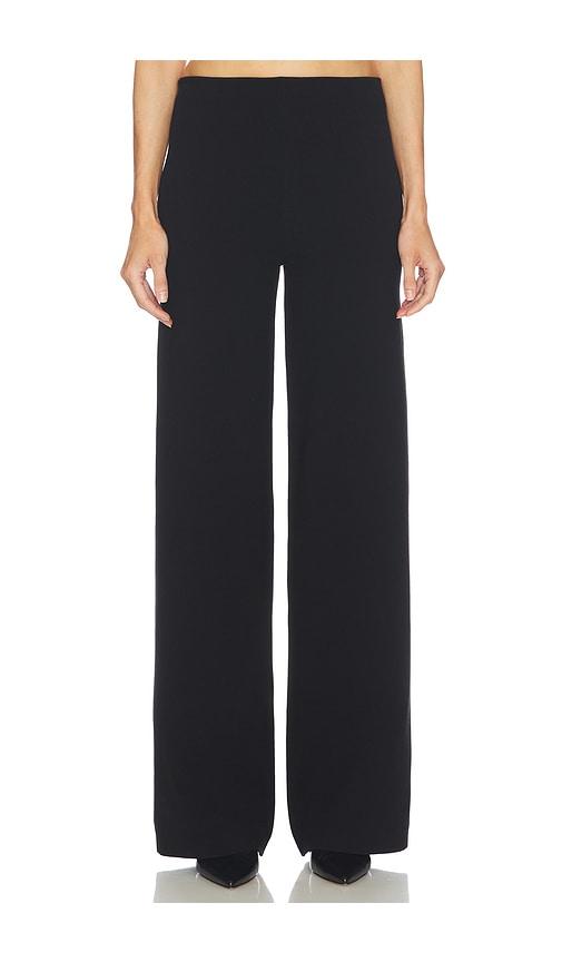 helsa louisse knit pant in black.