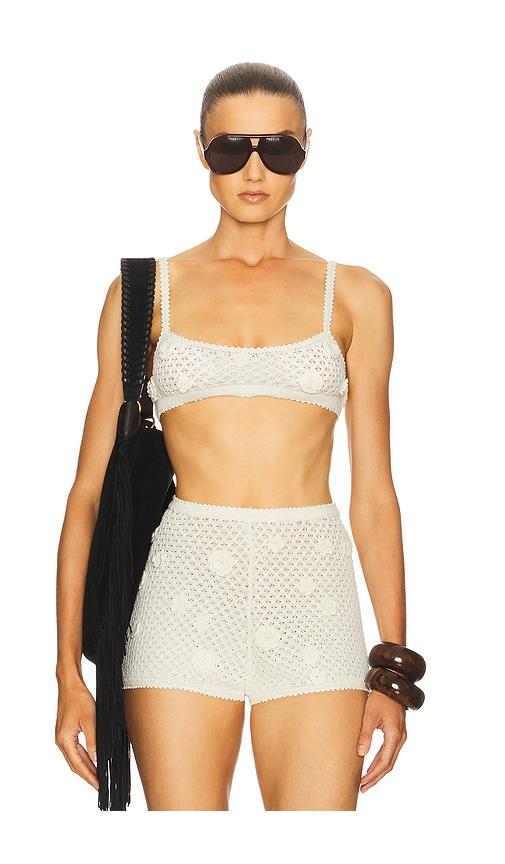 helsa rieley bralette in ivory.