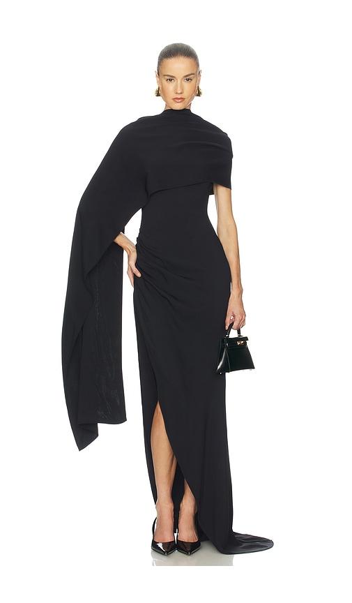helsa the anastasia gown in black.