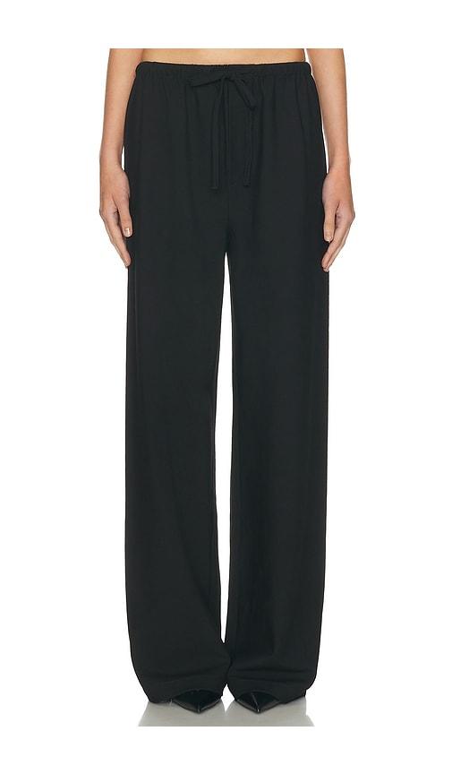 helsa the bias cut pant in black.