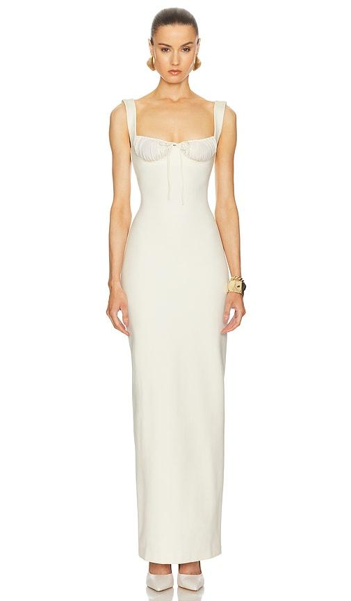helsa the yasmin dress in yellow.